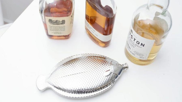 Kikkerland’s Fish Flask is a flask that looks like a fish, which is a big improvement over a flask that’s flask shaped.